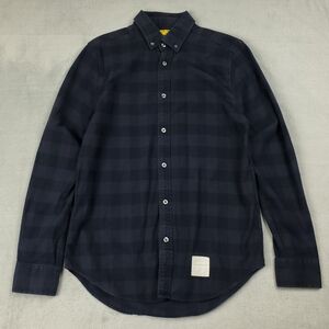 Five Four Men's Dark Navy Plaid Button-Down Shirt